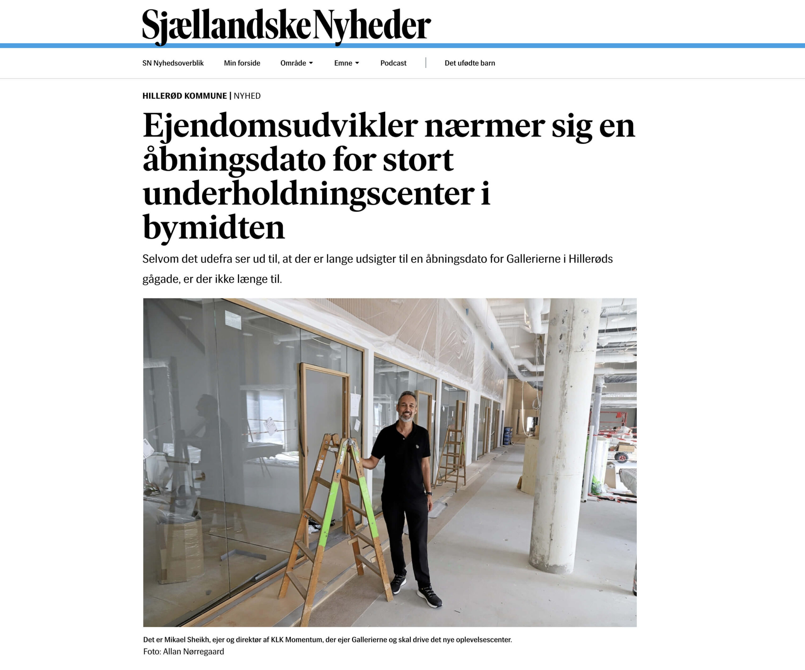 Gallerierne i Hillerød nævnt i SN.dk